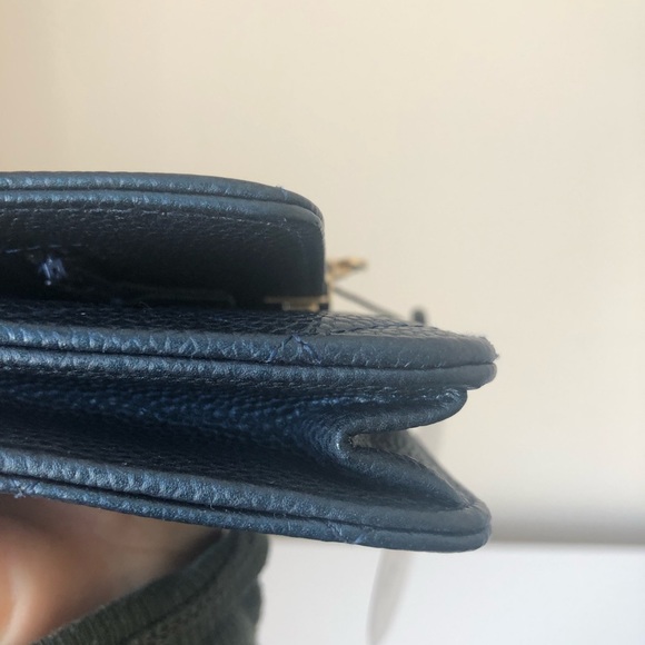 SOLD Chanel wallet on chain WOC Golden Class Navy - Picture 16 of 16